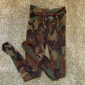 Camo toddler tights